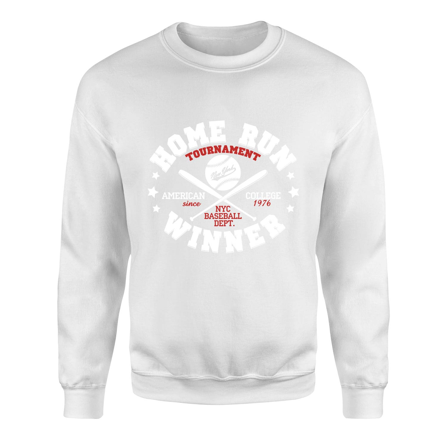 Home Run Winner Sweatshirt XXL - Beyaz