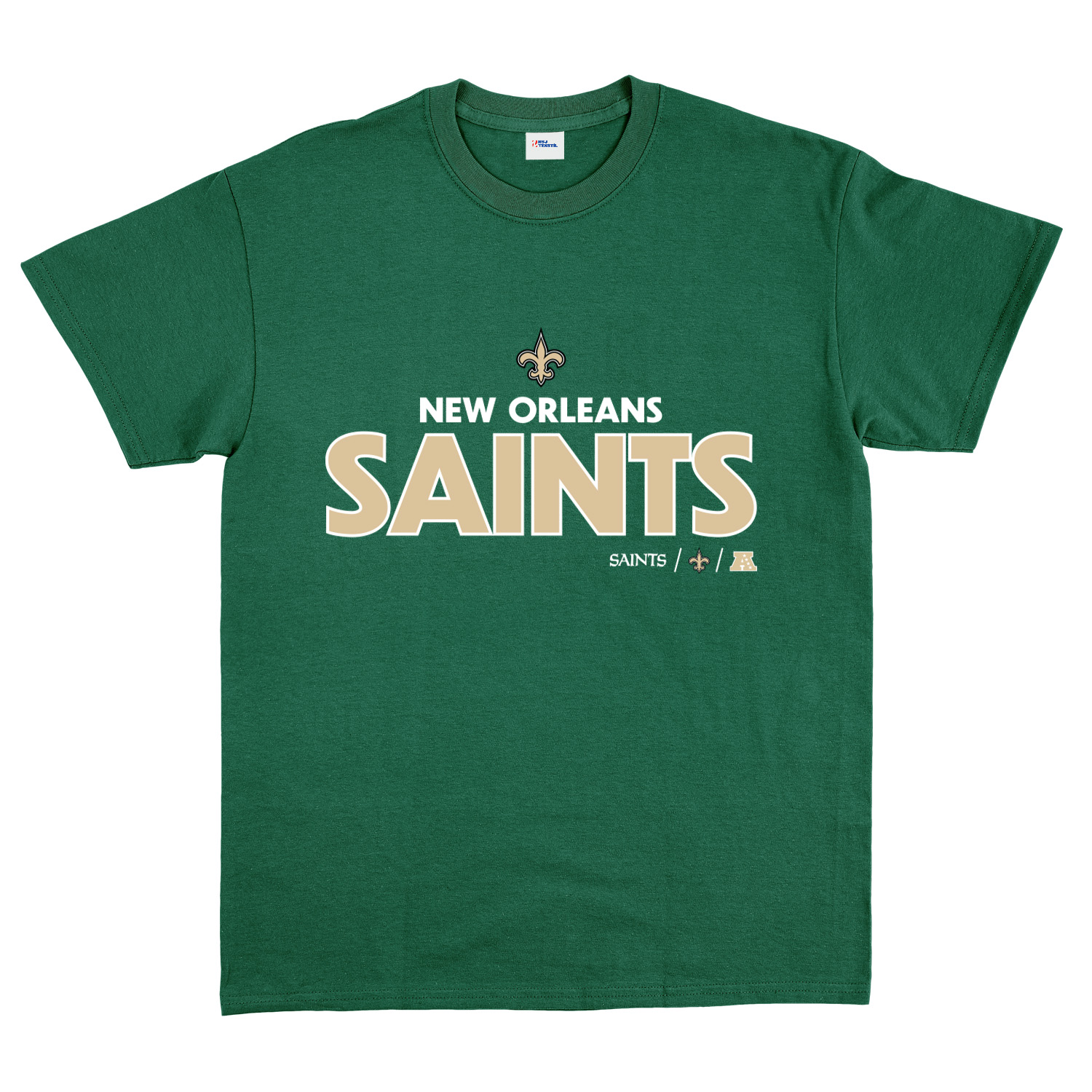 New Orleans Saints AFC Tişört L - Nefti Yeşili