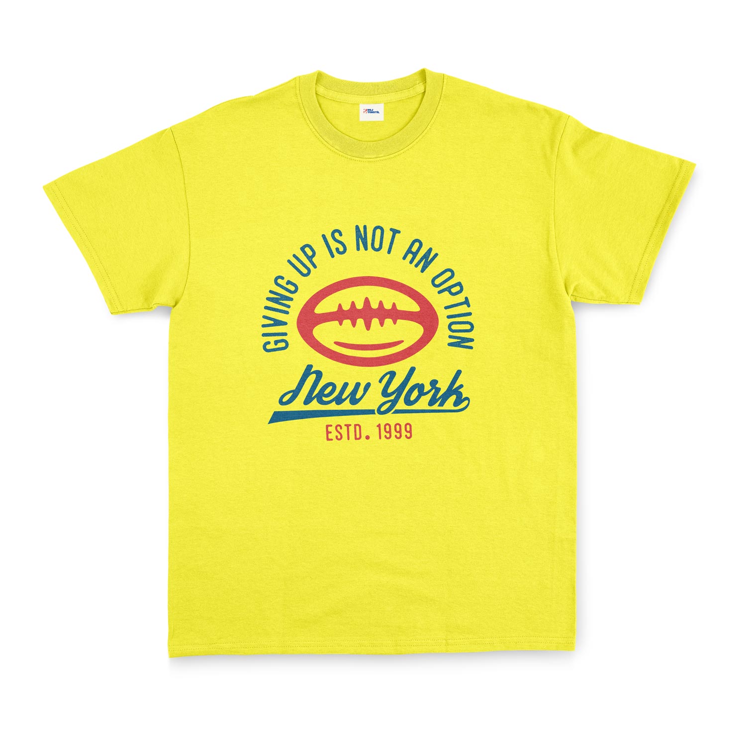 Giving Up Is Not An Option Tişört XL - Sarı