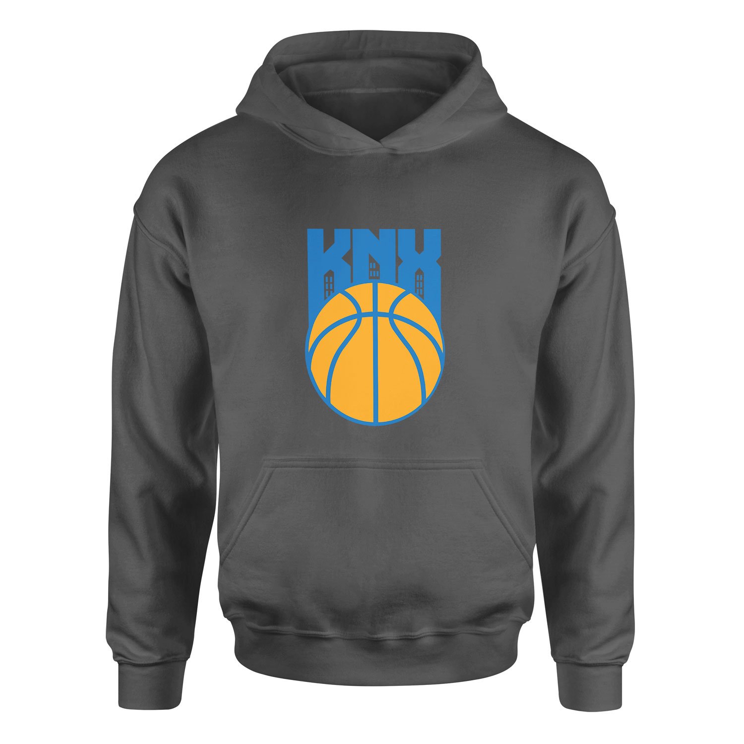 KNX Basketball Hoodie M - Füme