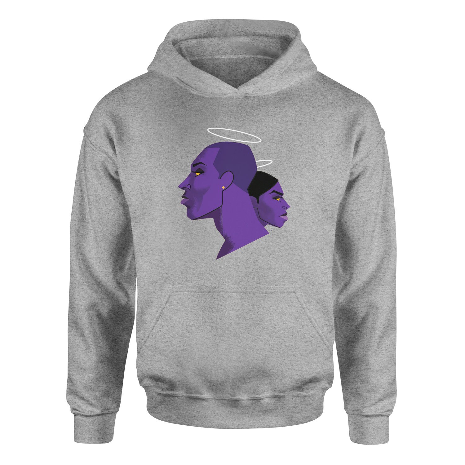 Kobe & Gigi Hoodie XXL - Gri