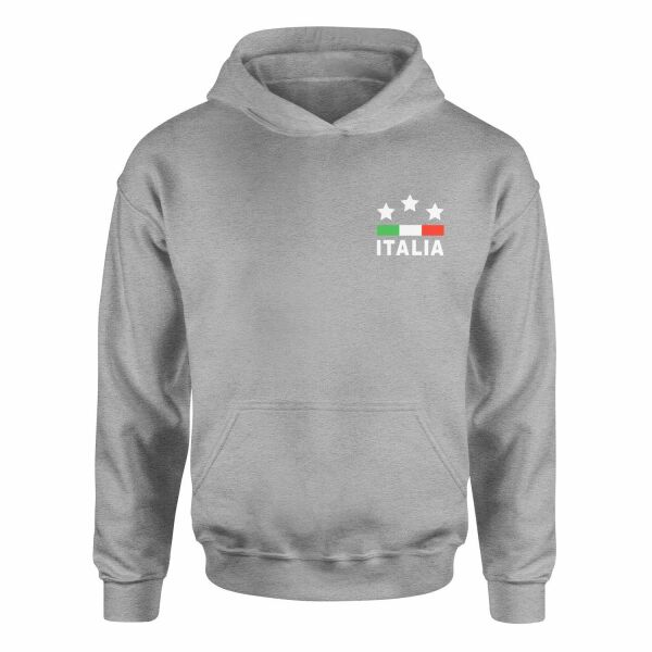 İtalya Hoodie M - Gri