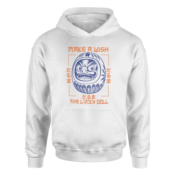 The Lucky Doll Hoodie M - Beyaz