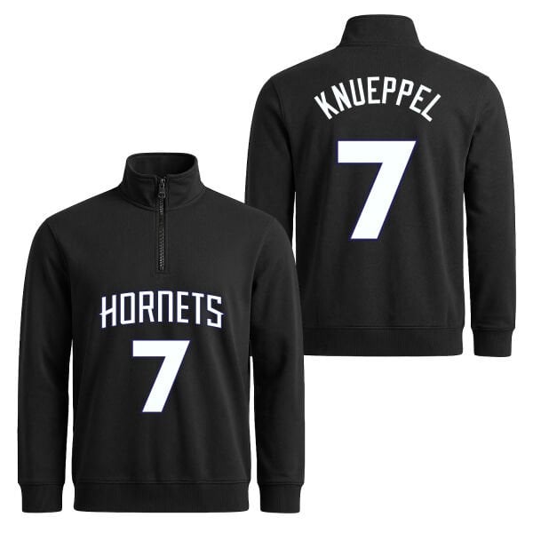 Kon Knueppel Hornets Jersey Yarım Fermuarlı Sweatshirt