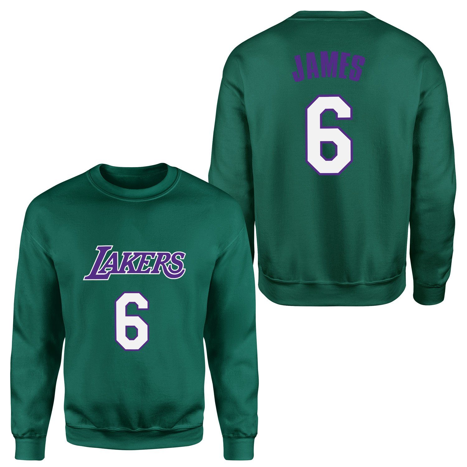 LeBron James 6 Lakers Forma Sweatshirt M - Nefti Yeşili