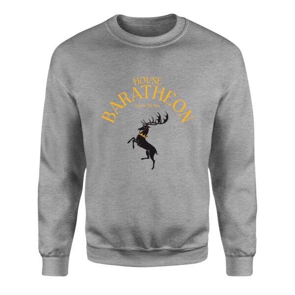 House Baratheon Sweatshirt M - Gri