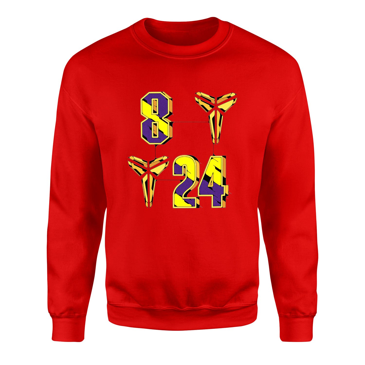 8-24 Kobe Bryant Sweatshirt XXL - Kırmızı