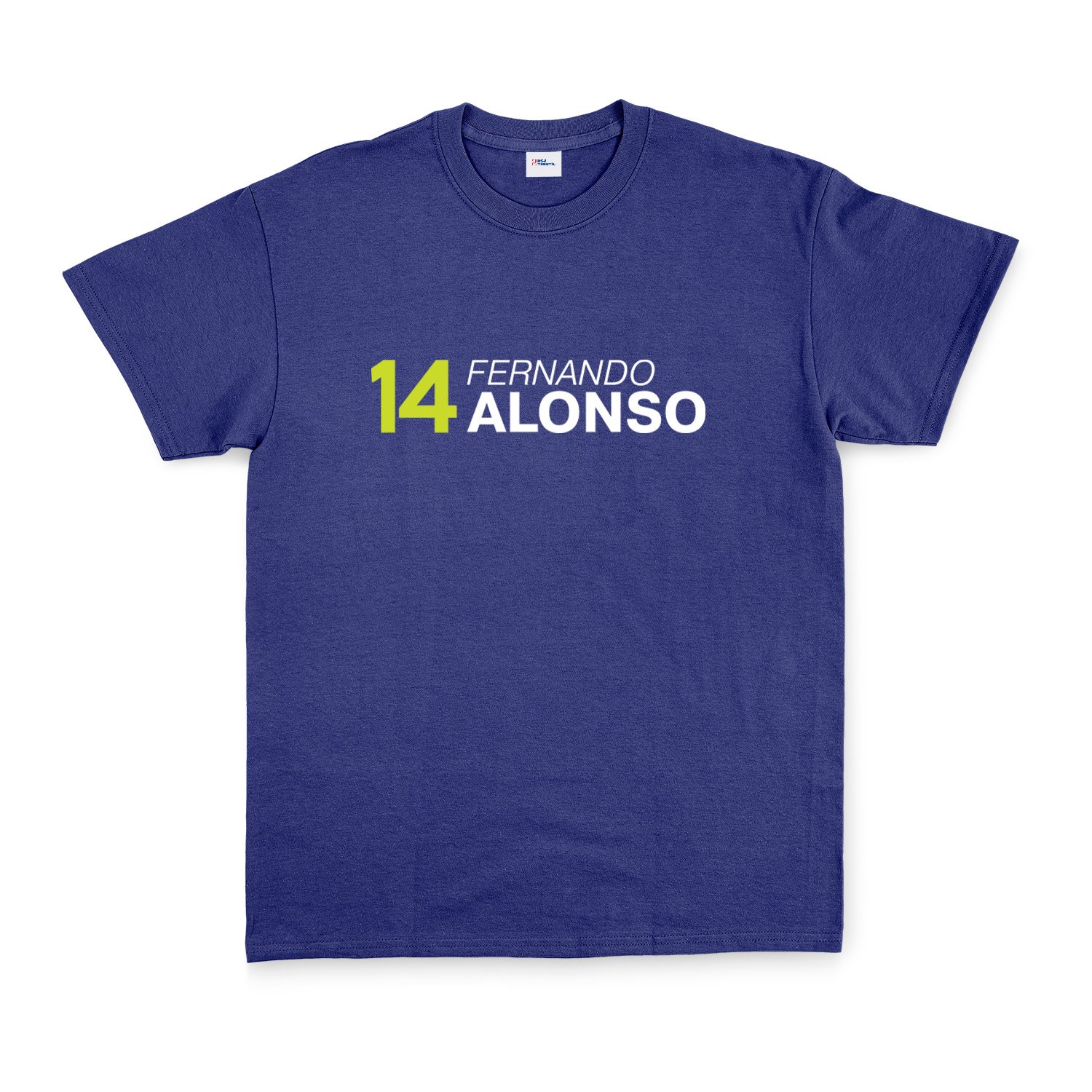 Fernando Alonso 14 Tişört XL - İndigo Mavisi