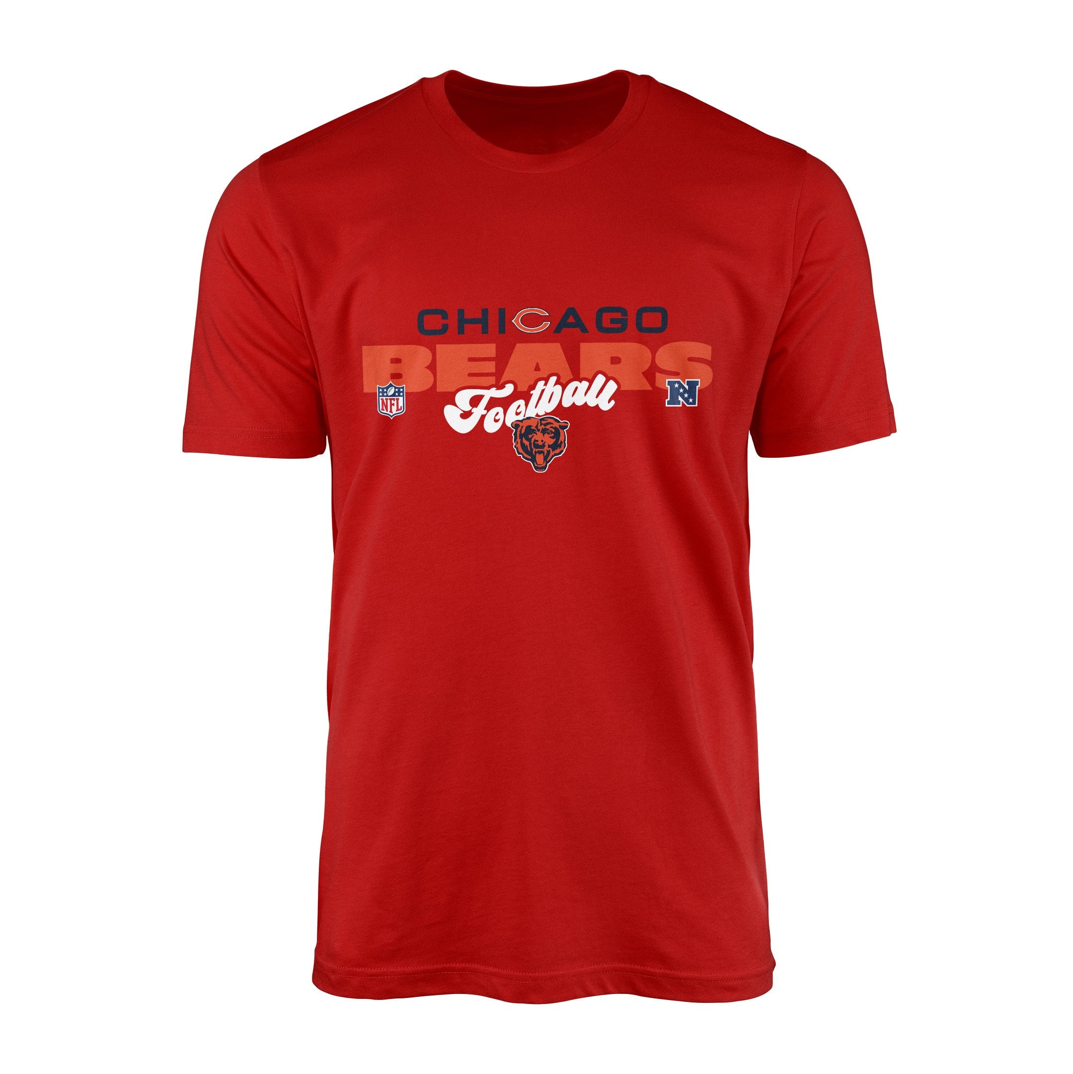 Chicago Bears Football NFC Tişört M - Kırmızı