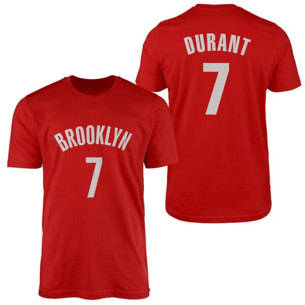 Kevin Durant Forma Tişört L - Kırmızı