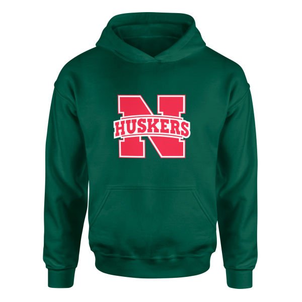 Nebraska Cornhuskers Hoodie S - Nefti Yeşili