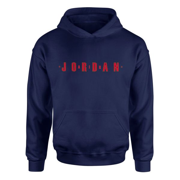 Air Jordan Stars Hoodie M - İndigo Mavisi