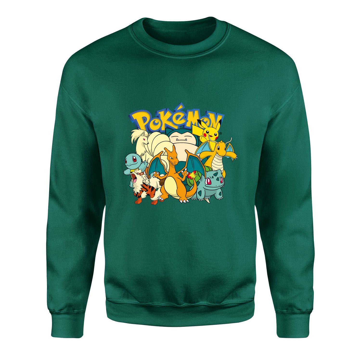Pokemon Battle Ready Sweatshirt L - Nefti Yeşili