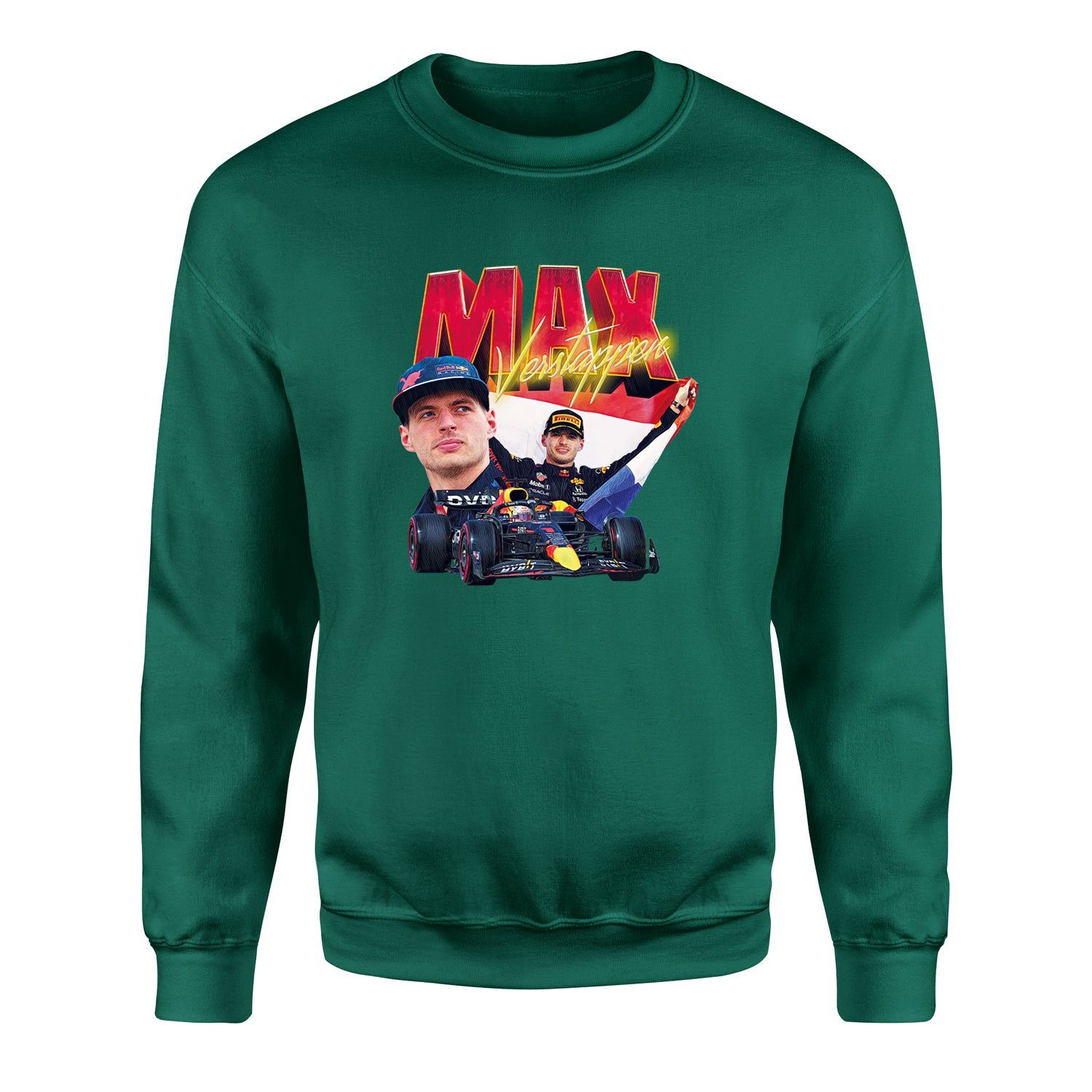 Max Verstappen Champion Sweatshirt M - Nefti Yeşili