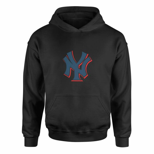 NY Yankees C Hoodie XL - Siyah