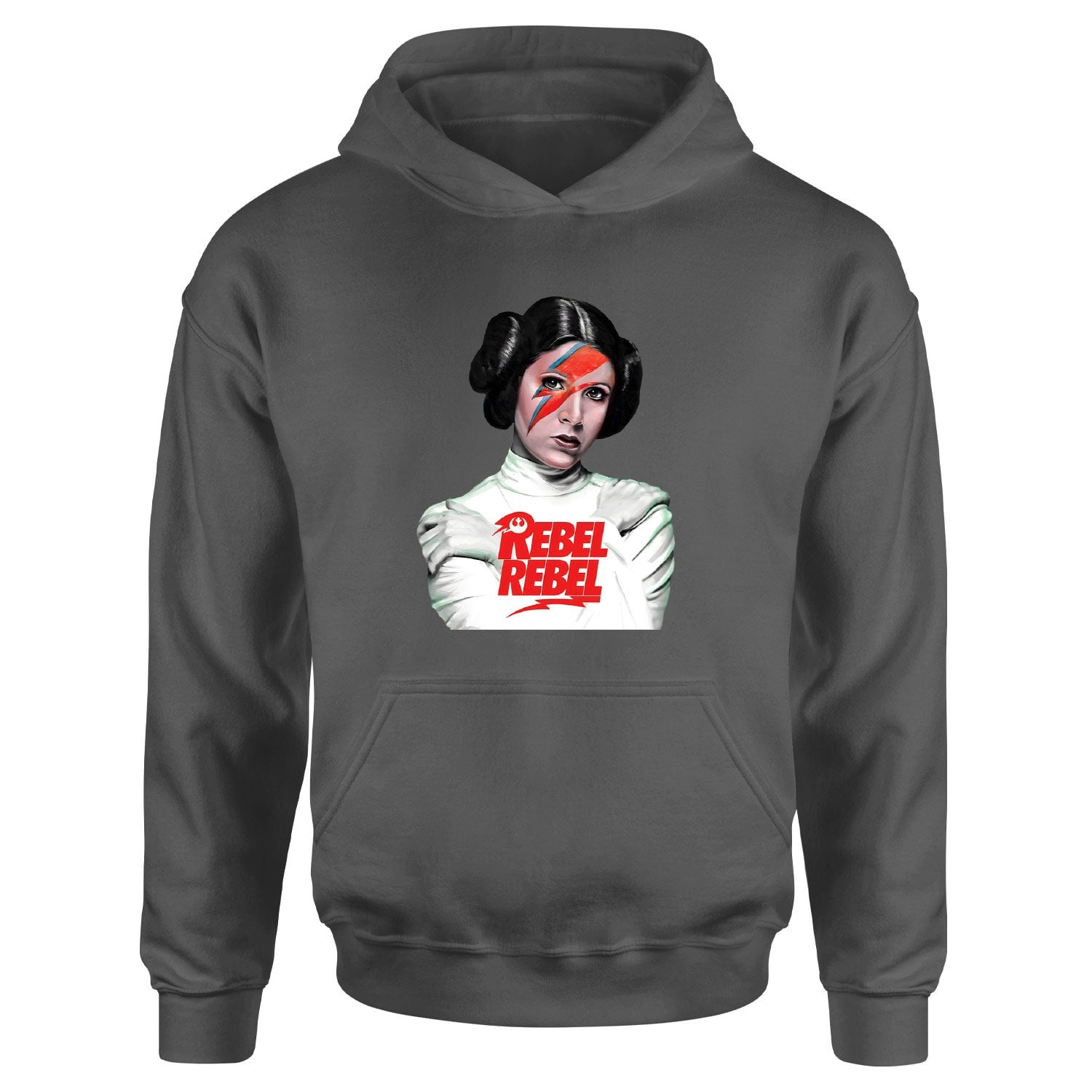 Rebel Rebel Hoodie M - Füme