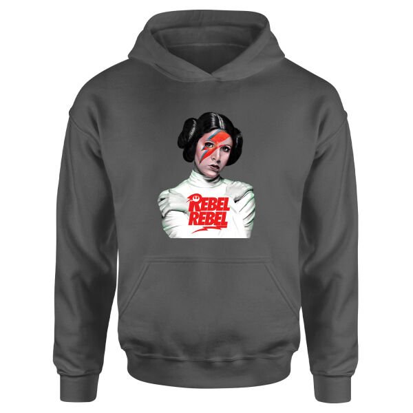 Rebel Rebel Hoodie M - Füme