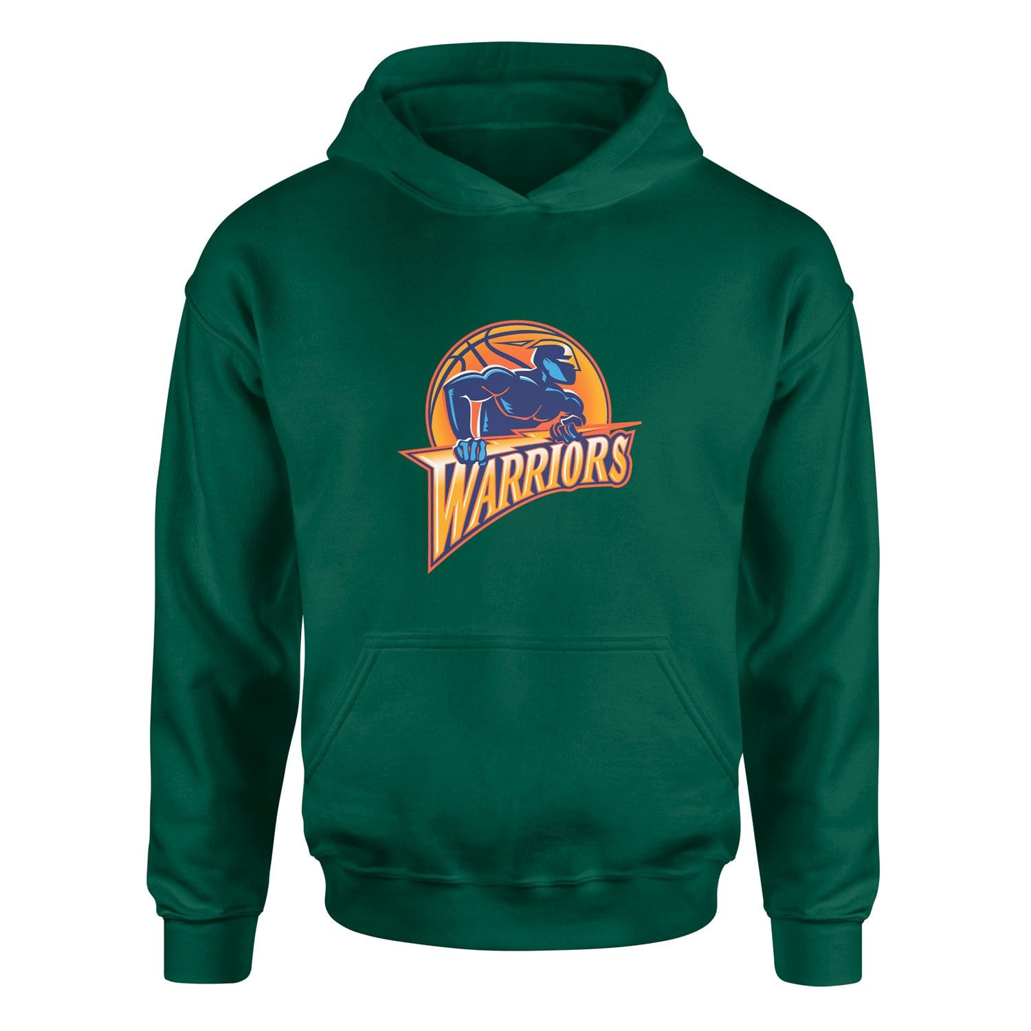Warriors Retro Hoodie L - Nefti Yeşili