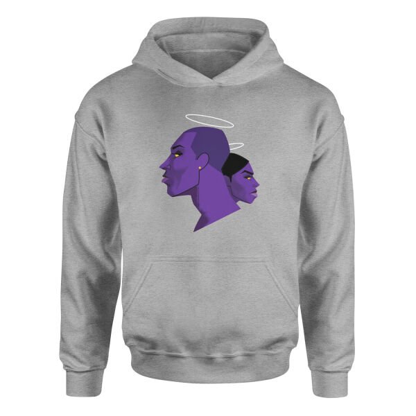 Kobe & Gigi Hoodie M - Gri