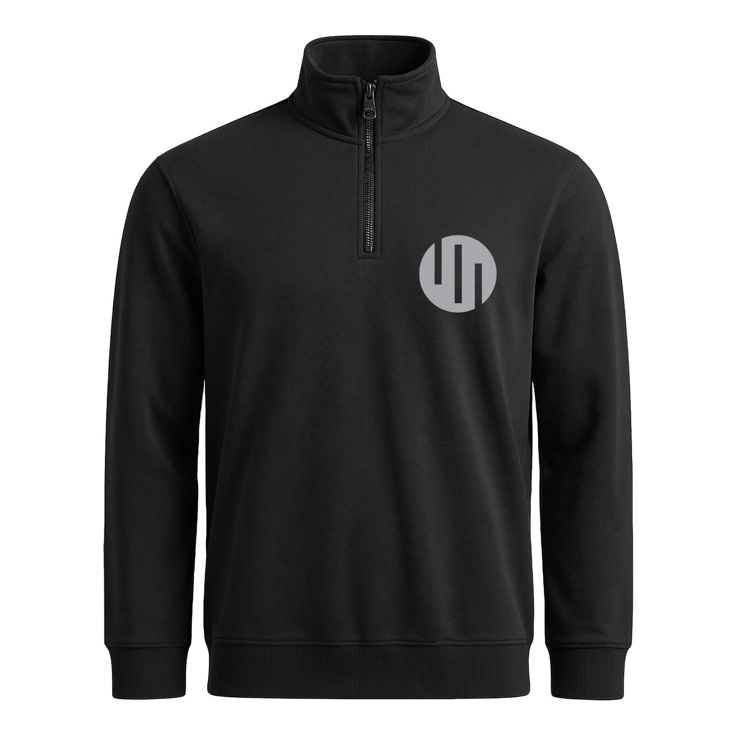 Viltrumite Superior Yarım Fermuarlı Sweatshirt S - Siyah