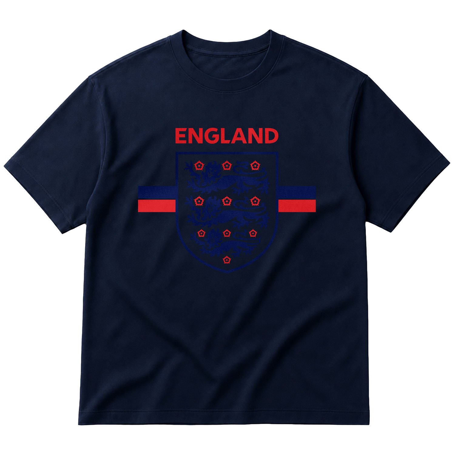 England Shield Oversize Tişört XL - İndigo Mavisi