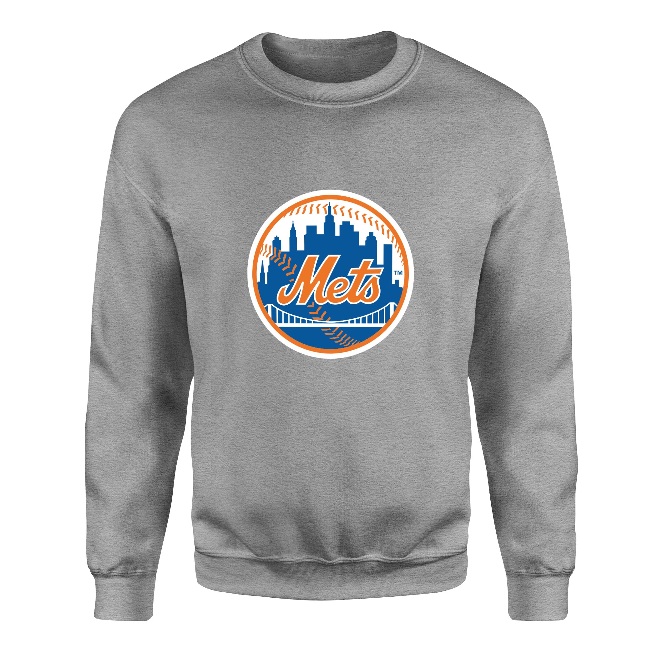 New York METS Baseball Sweatshirt L - Gri