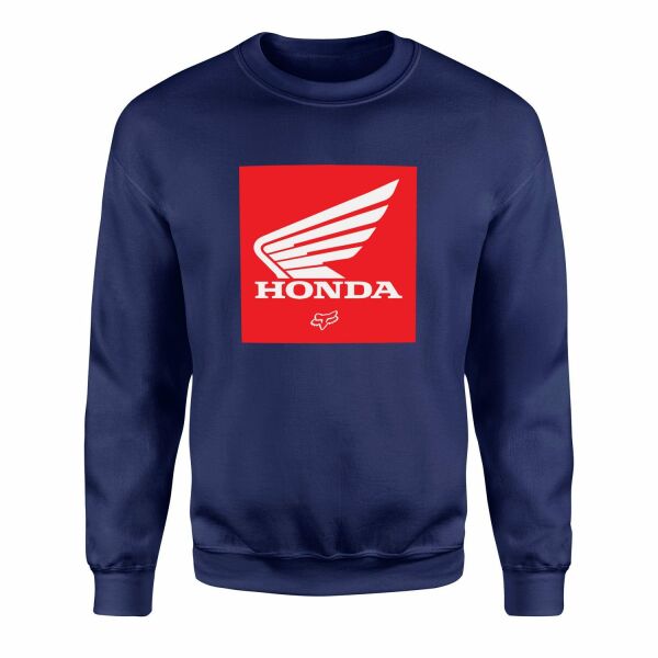Honda X FOX Sweatshirt S - Lacivert