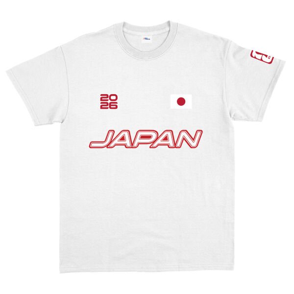 Japonya 2026 Tişört S - Beyaz