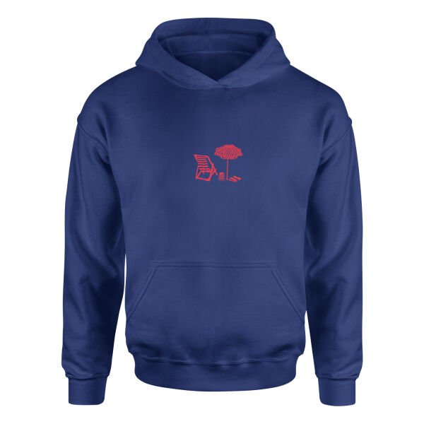 Plaj Hoodie S - İndigo Mavisi