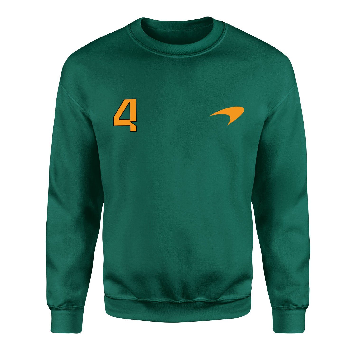 Lando Norris #4 McLaren Racing Sweatshirt XL - Nefti Yeşili