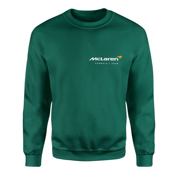 McLaren Racing X Sweatshirt XL - Nefti Yeşili