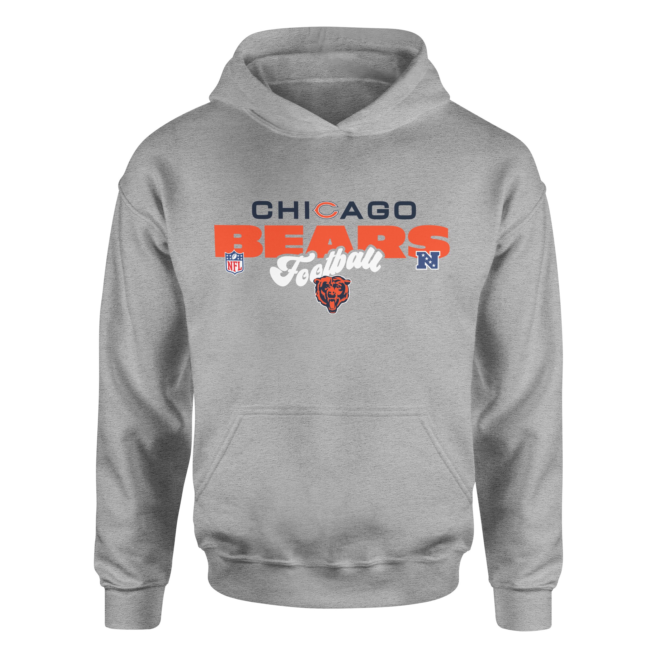 Chicago Bears Football NFC Hoodie S - Gri
