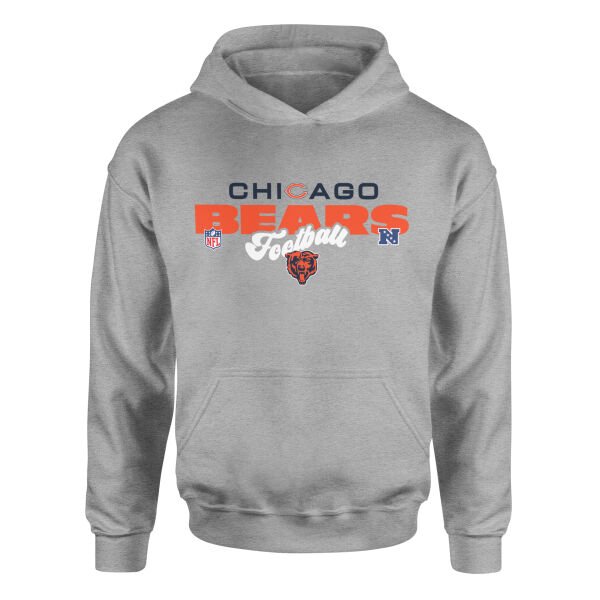 Chicago Bears Football NFC Hoodie S - Gri