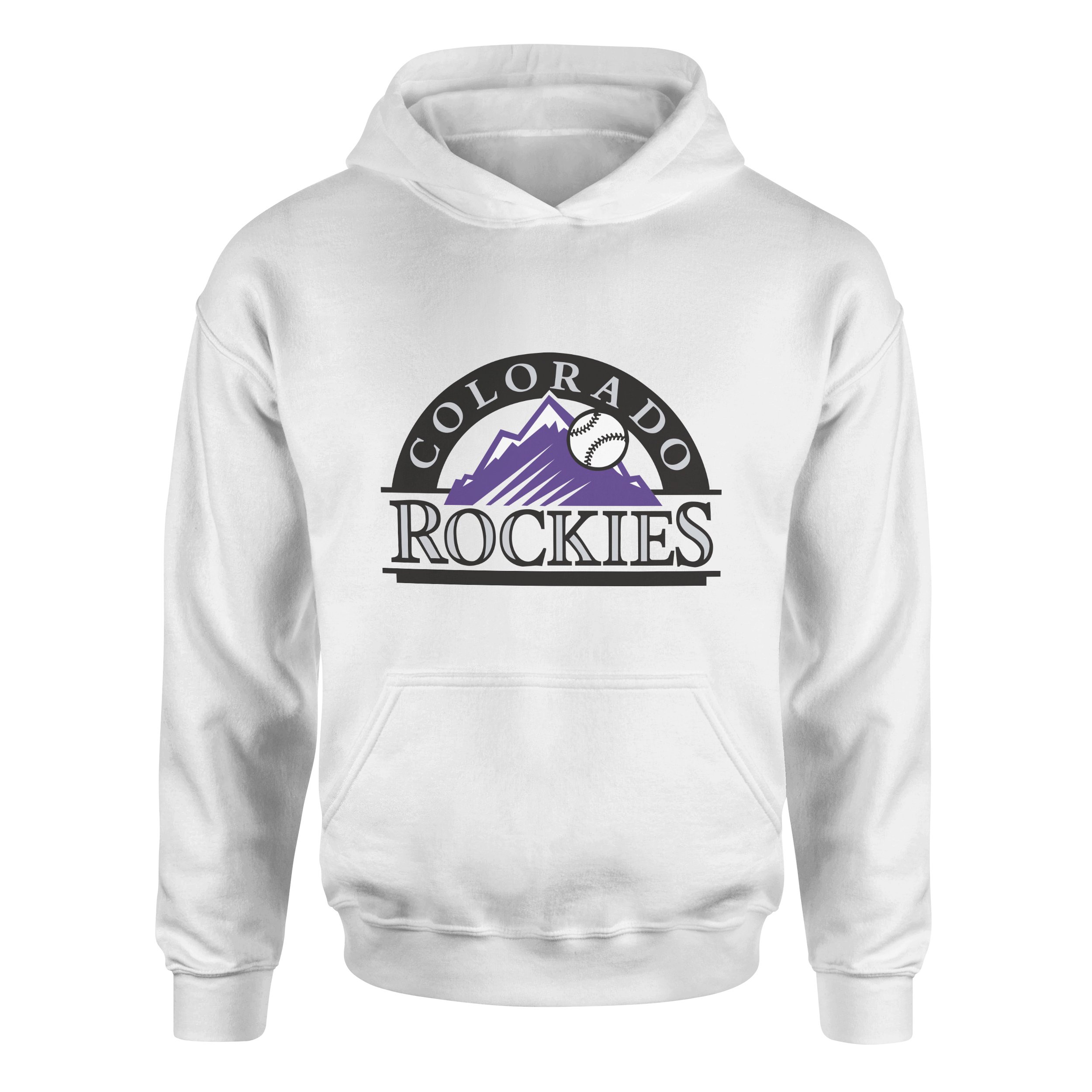 Colorado Rockies WL Hoodie L - Beyaz