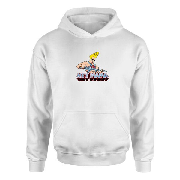 Hey Mama Hoodie M - Beyaz