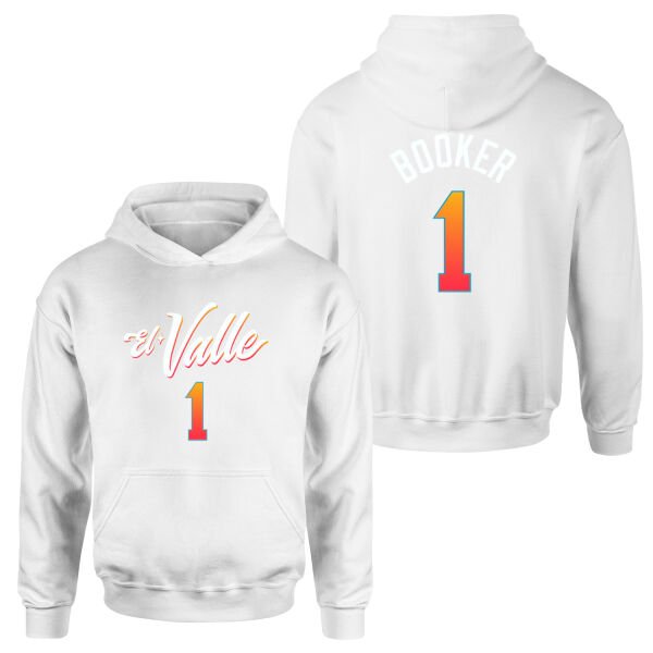 Devin Booker Phoenix Forma Hoodie M - Beyaz