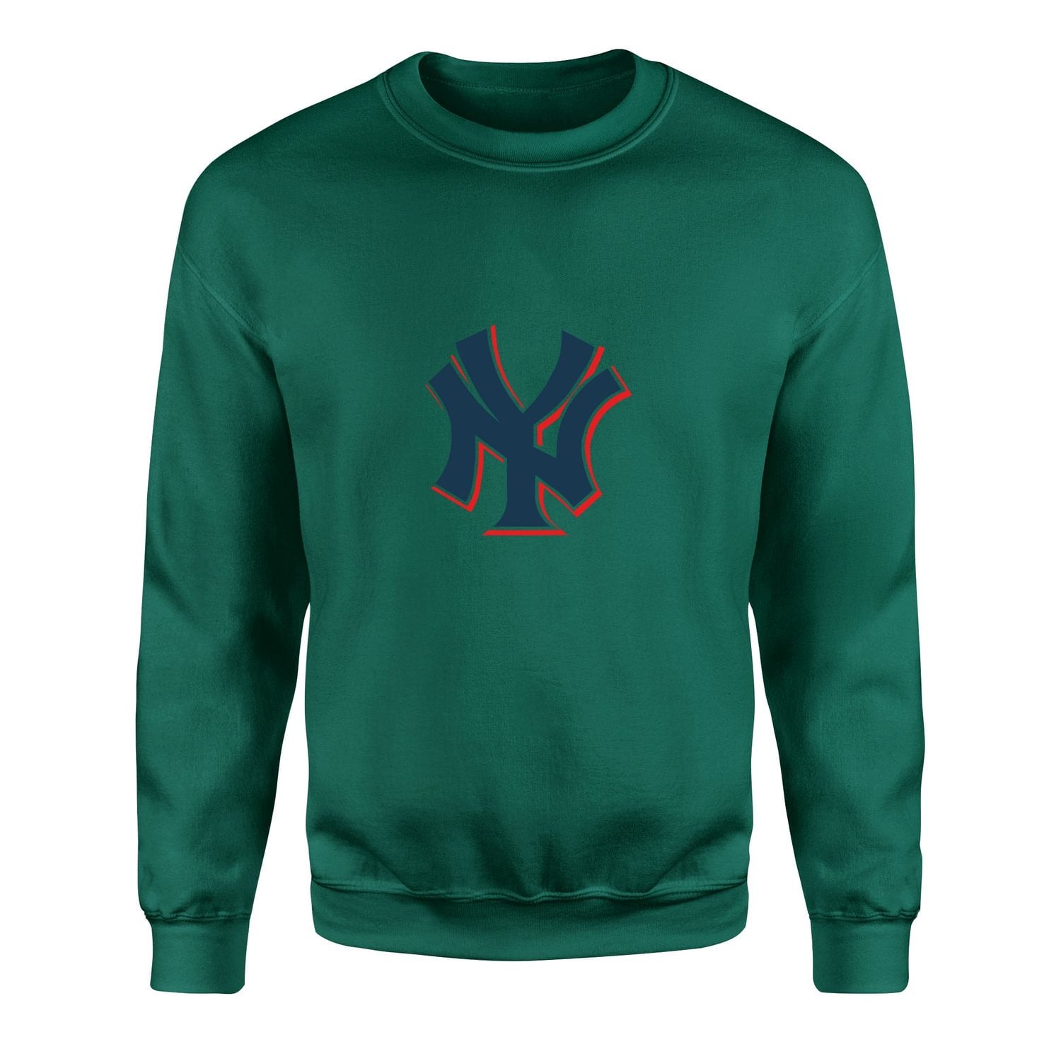 NY Yankees C Sweatshirt S - Nefti Yeşili
