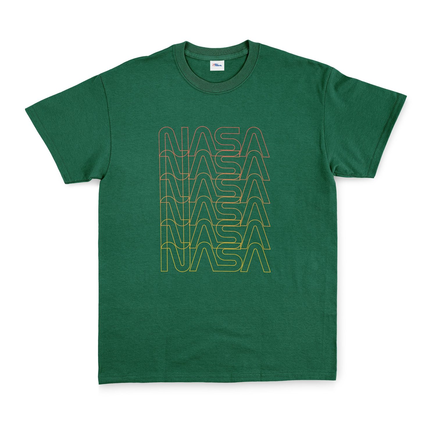 NASA Classic Worm Blend Tişört M - Nefti Yeşili