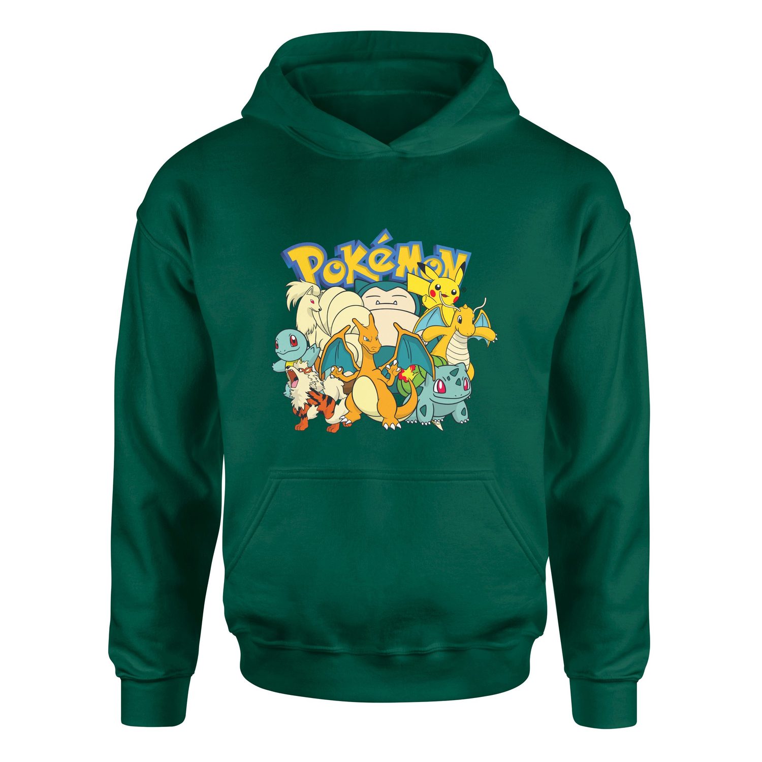 Pokemon Battle Ready Hoodie XXL - Nefti Yeşili