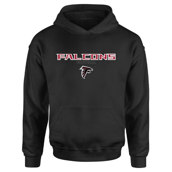 Falcons Football Hoodie M - Siyah