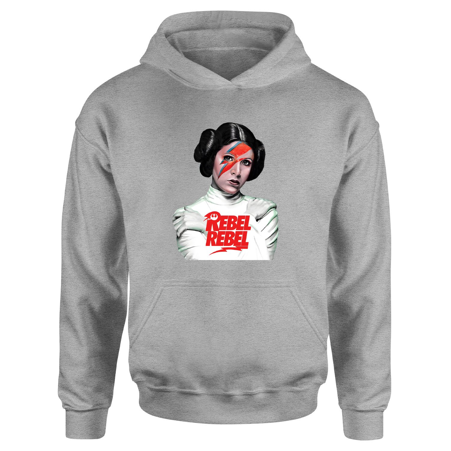 Rebel Rebel Hoodie S - Gri
