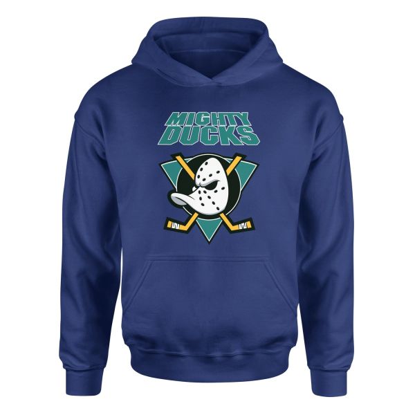 Mighty Ducks Retro Hoodie M - İndigo Mavisi