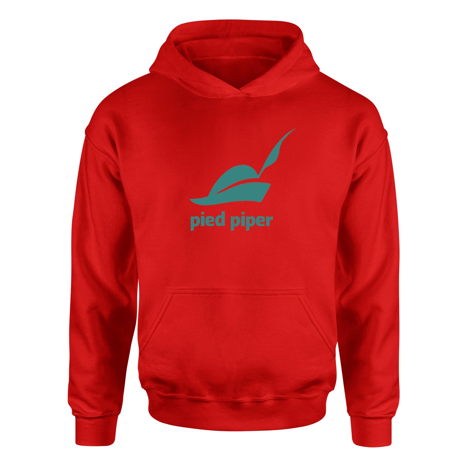 Pied Piper | Silicon Valley Hoodie XL - Kırmızı