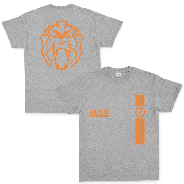 Max Verstappen Stamp Edition Tişört L - Gri