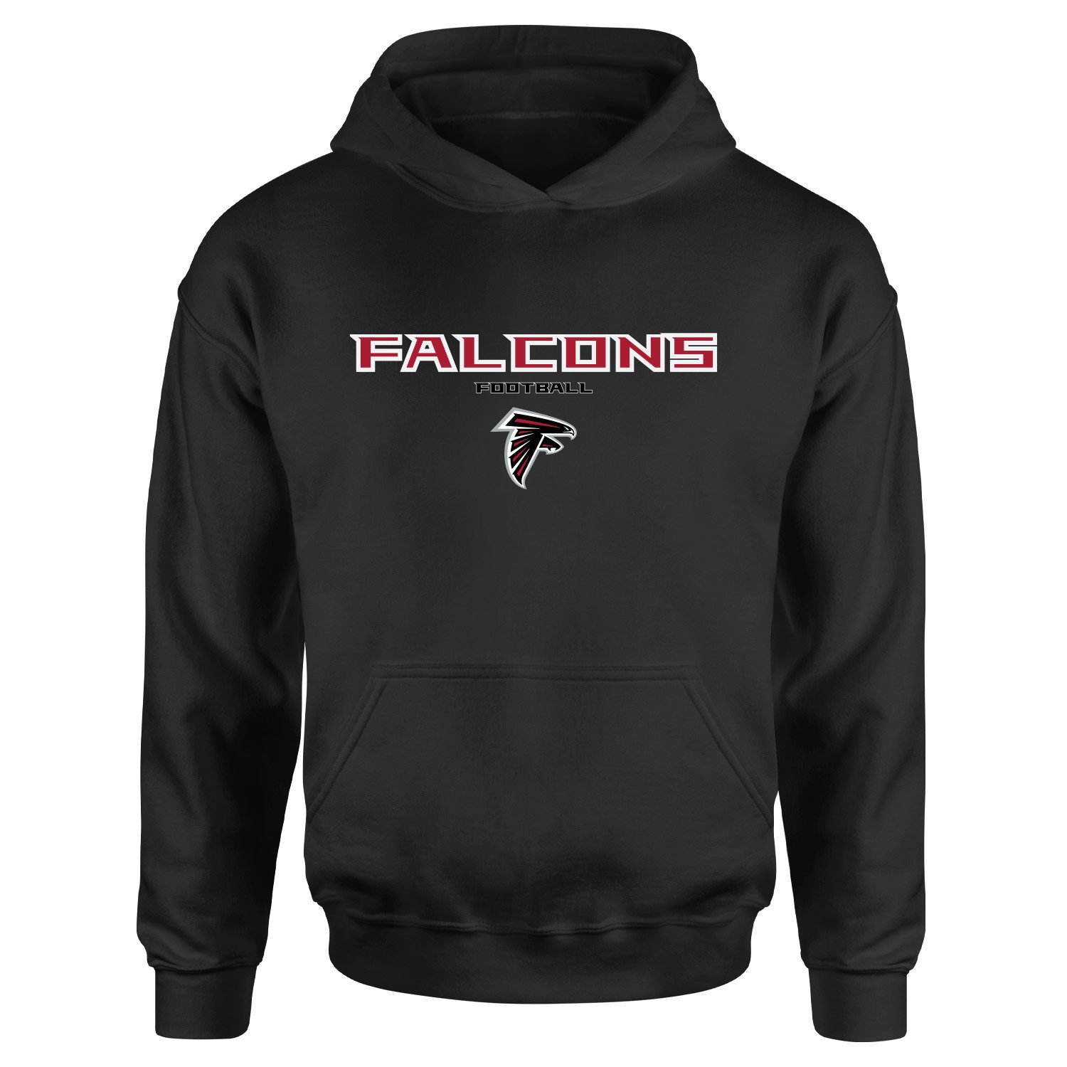 Falcons Football Hoodie L - Siyah