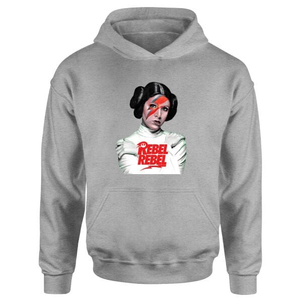 Rebel Rebel Hoodie M - Gri