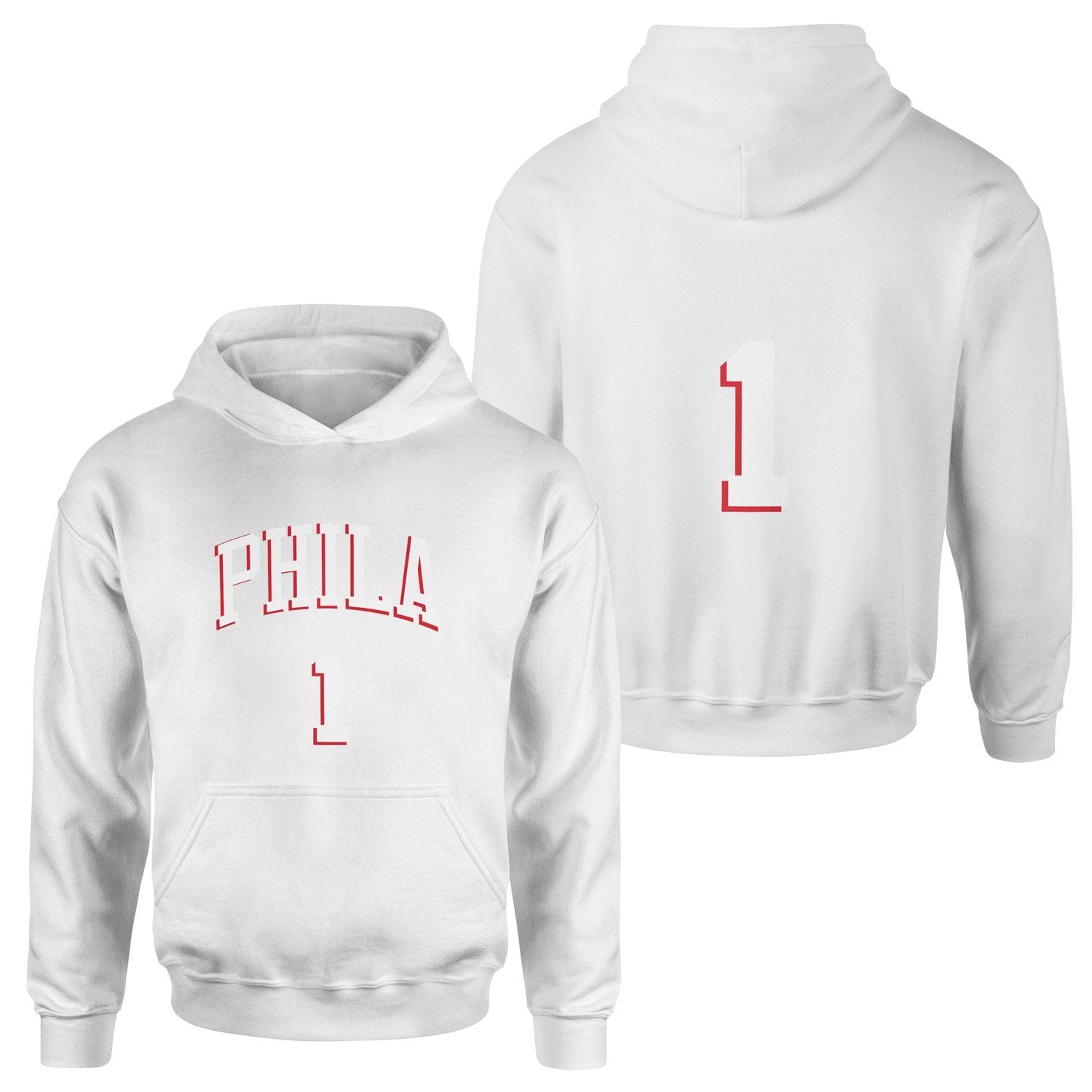James Harden Philadelphia Forma Hoodie XL - Beyaz