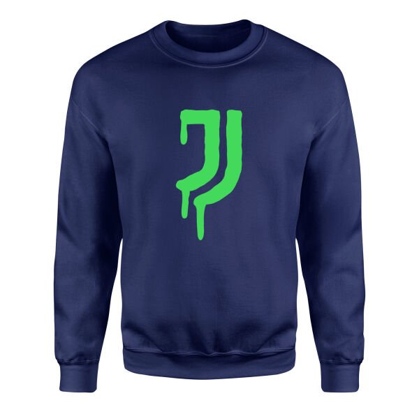 Juventus Acid Green Sweatshirt XXL - İndigo Mavisi