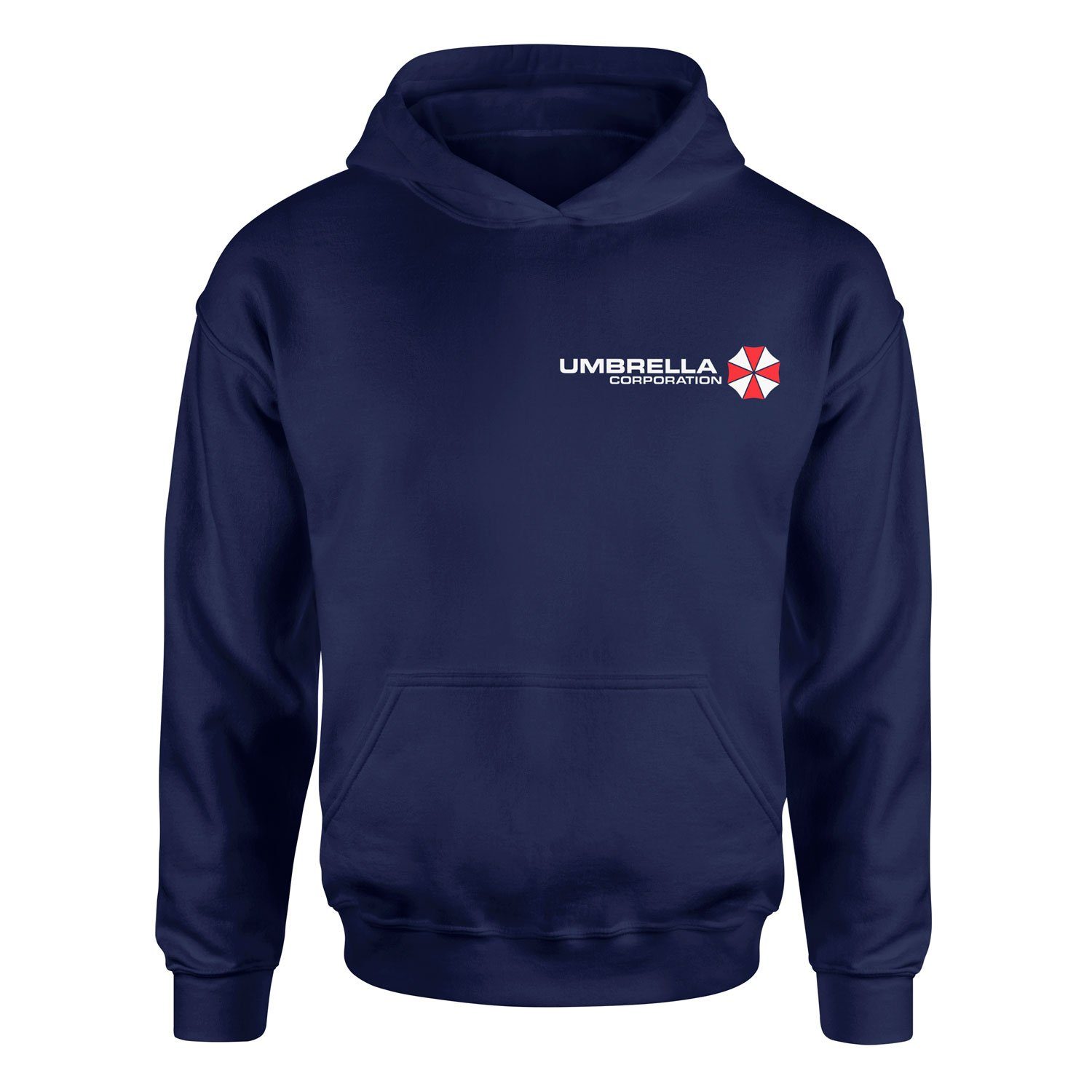 Umbrella Corporation Resident Evil Hoodie S - İndigo Mavisi