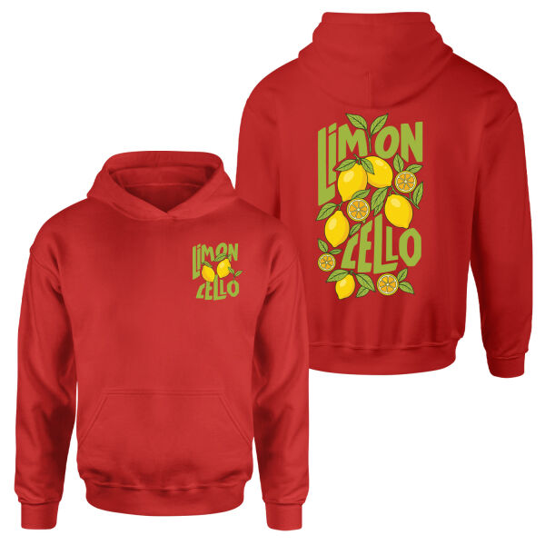 Limoncello Hoodie L - Kırmızı
